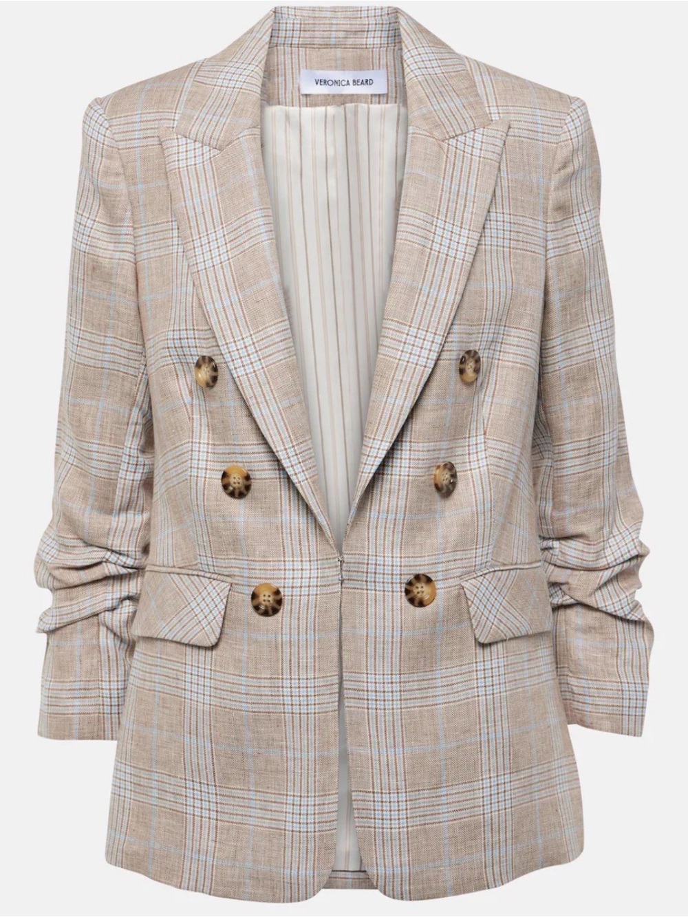 Veronica Beard Beacon Plaid Dickey Jacket
